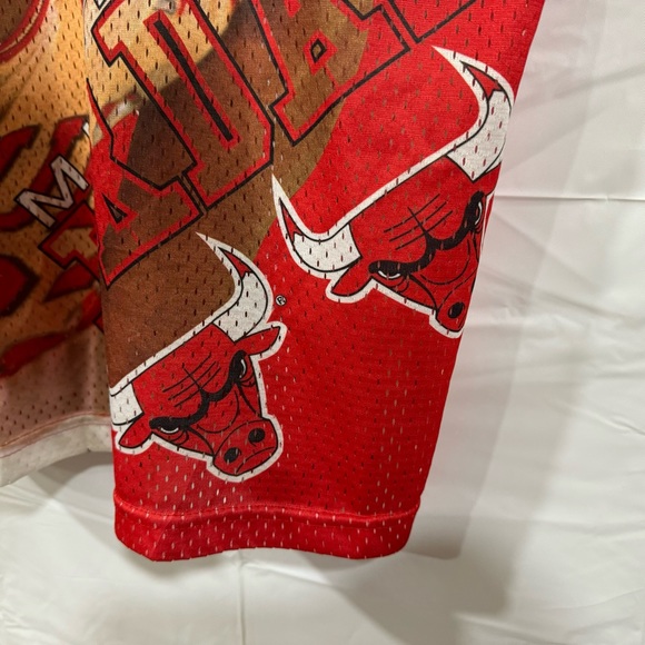 Vintage Starter Hot Michael Jordan Jersey Size Large 90s Used Chicago Bulls - Picture 5 of 12